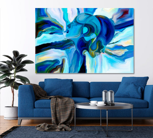 Expressionist Creative Imagination Abstract Art Print Artesty 1 panel 24" x 16"