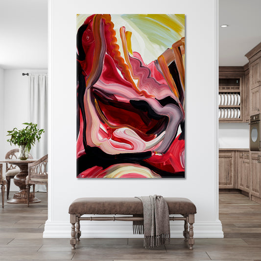 Impasto Figurative Abstract Expressionism Abstract Art Print Artesty