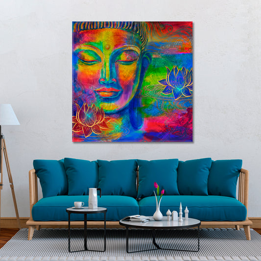 Lord Buddha Religious Modern Art Artesty