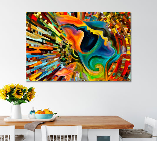Creative Beautiful Abstract Abstract Art Print Artesty 1 panel 24" x 16"