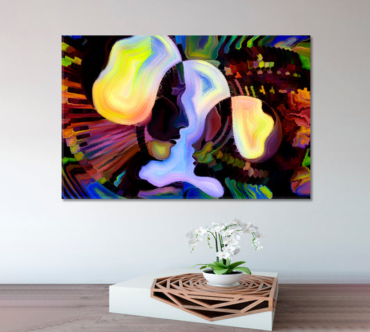 Jesus to a Child Contemporary Art Artesty 1 panel 24" x 16"