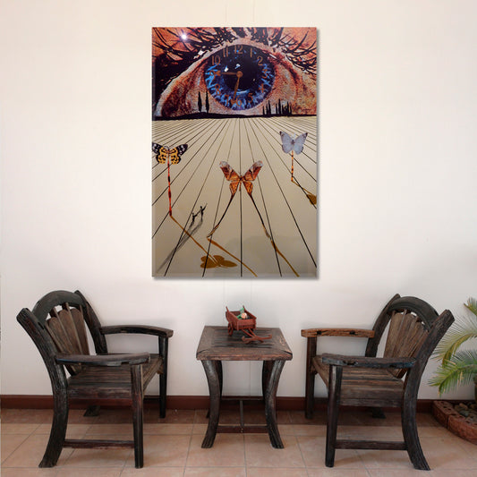 THE EYE OF SURREALIST TIME Salvador Dali Surrealism Style Surreal Fantasy Large Art Print Décor Artesty