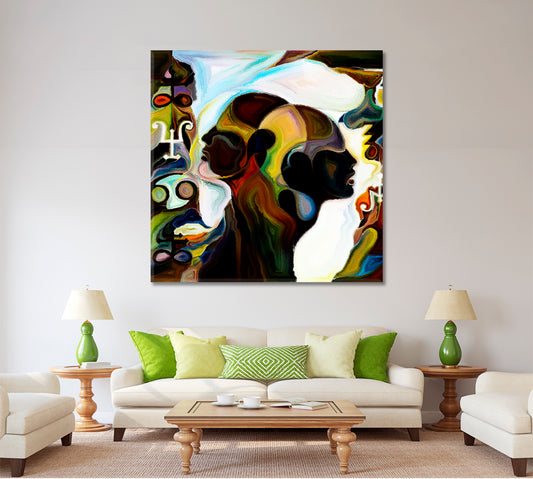 Infinite Forms of Creation Square Panel Contemporary Art Artesty 1 Panel 12"x12"