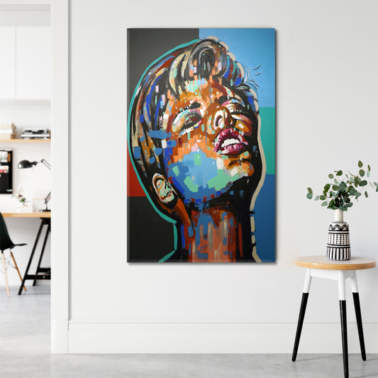 Beautiful Woman Abstract Modern Style Portrait People Portrait Wall Hangings Artesty