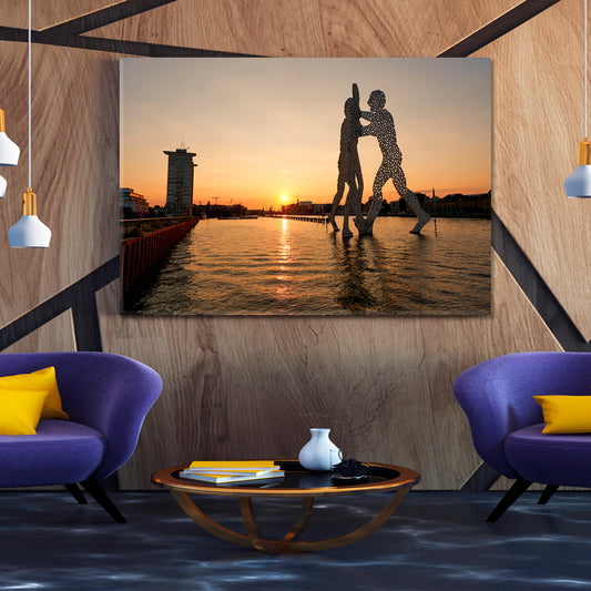 MOLECULE MAN Contemporary Urban Architecture Berlin Germany Famous Landmarks Artwork Print Artesty