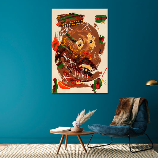 Contemporary Figurative Graffiti Style Abstract Art Print Artesty