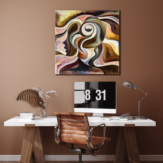 Illusory, Square Panel Contemporary Art Artesty