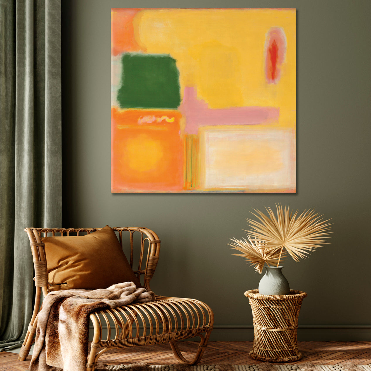 INTERSECTION Color Field Painting Mark Rothko Style Abstract Art Print Artesty   