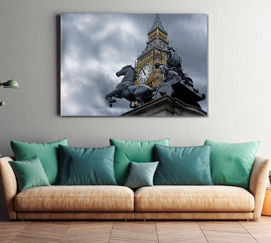Big Ben Famous Landmarks Artwork Print Artesty 1 panel 24" x 16"