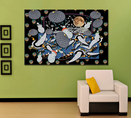 Futuristic Trippy Psychedelic Creative Contemporary Art Contemporary Art Artesty