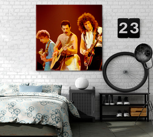 Queen Freddie Mercury Celebs Canvas Print Artesty