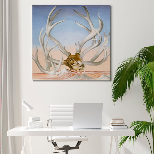 Desert Landscape Canvas Print Wall Decor - Square Fine Art Artesty 1 Panel 12"x12"