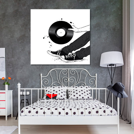 Hipster and Music Music Wall Panels Artesty
