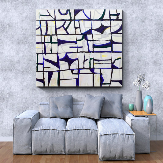 GEOMETRIC STANDARDS Modern Abstract Pattern Abstract Art Print Artesty