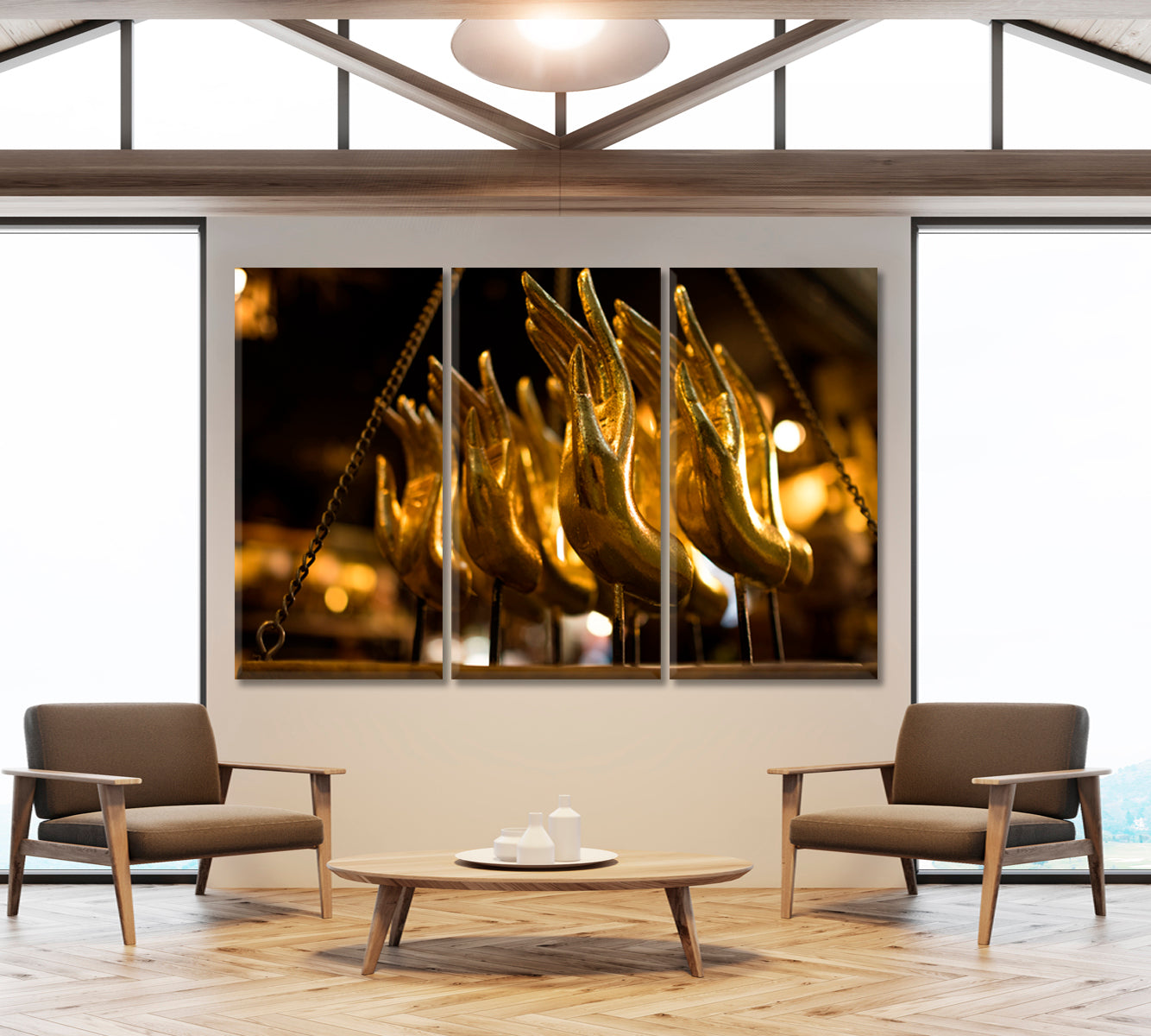 Buddha's Hands Religious Modern Art Artesty