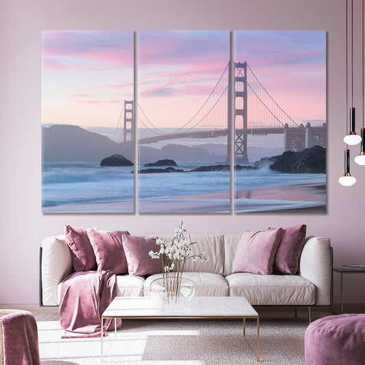 Famous Golden Gate Bridge San Francisco California Cities Wall Art Artesty