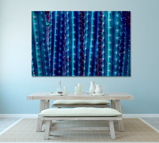 CACTUS Closeup Tropical, Exotic Art Print Artesty 3 panels 36" x 24"