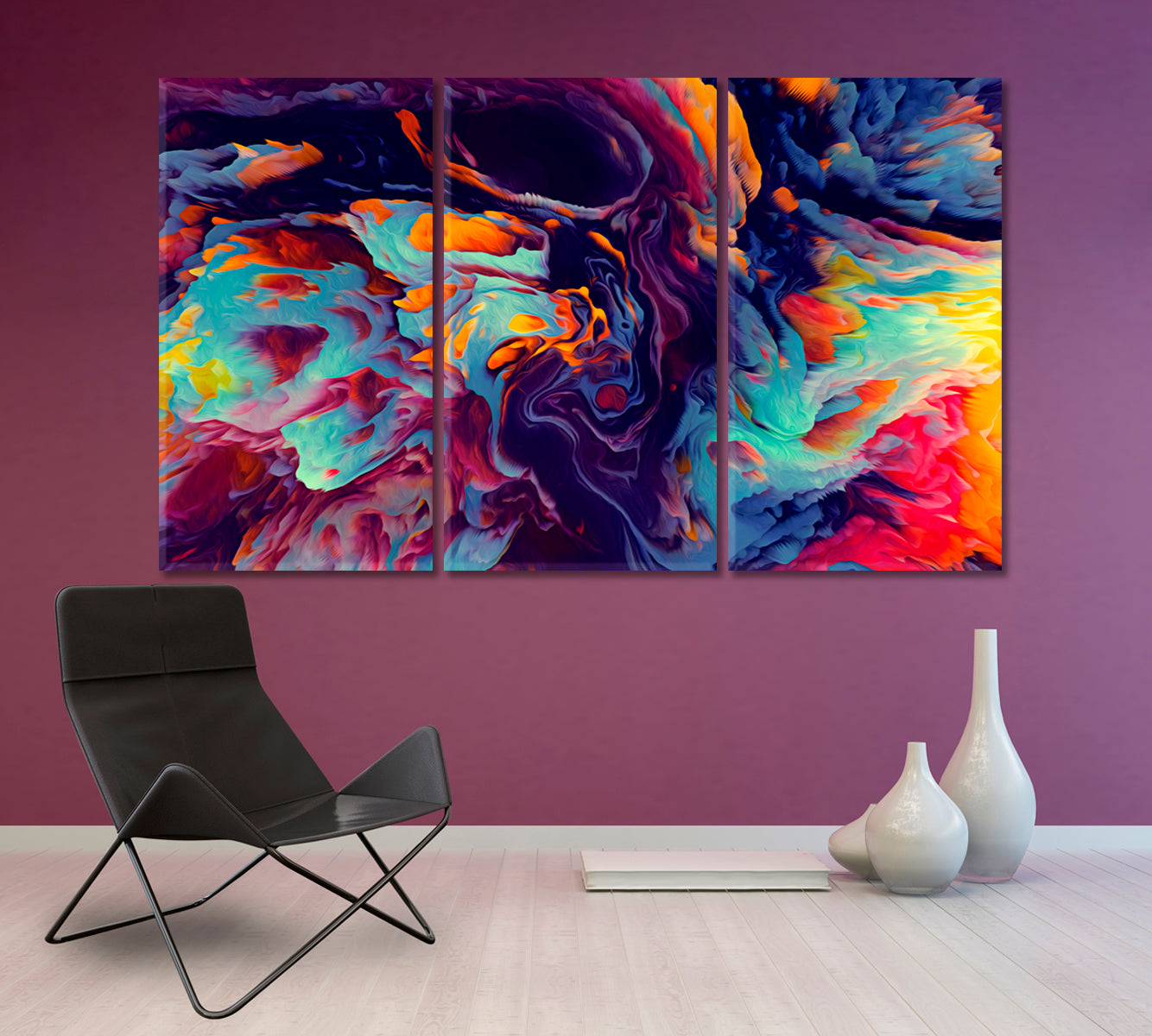 Colorful Abstract Energy Contemporary Art Artesty