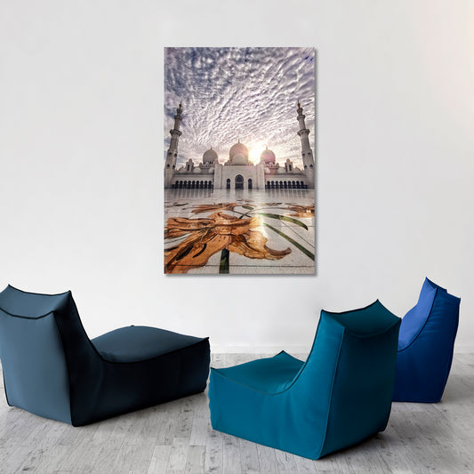 EAST Mosque Abu Dhabi Cities Wall Art Artesty