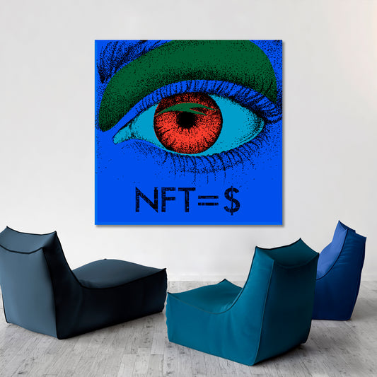 NFT Contemporary Artwork Abstract Art Print Artesty