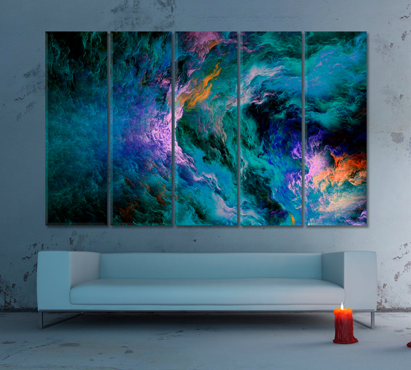 Color Flow Contemporary Art Artesty