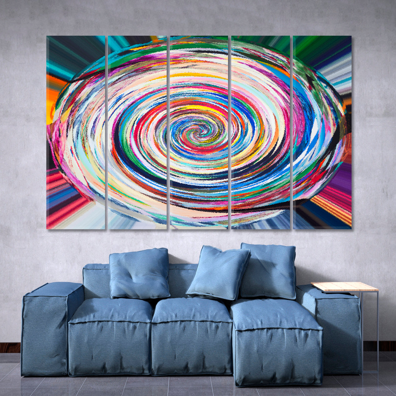 VORTEX Abstract Expressionism Swirl Forms Lines Shapes Abstract Art Print Artesty