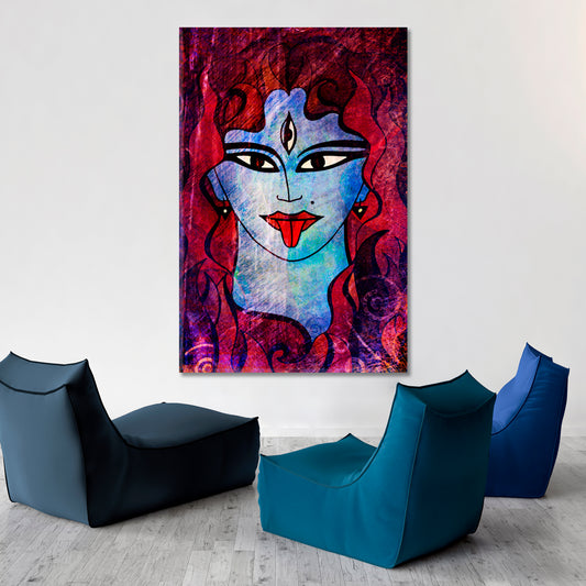 Indian Goddess Kali Contemporary Art Artesty