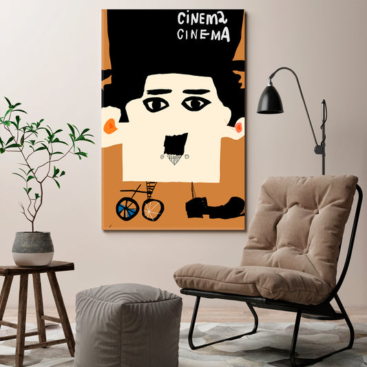 Cinema Abstract Poster Celebs Canvas Print Artesty