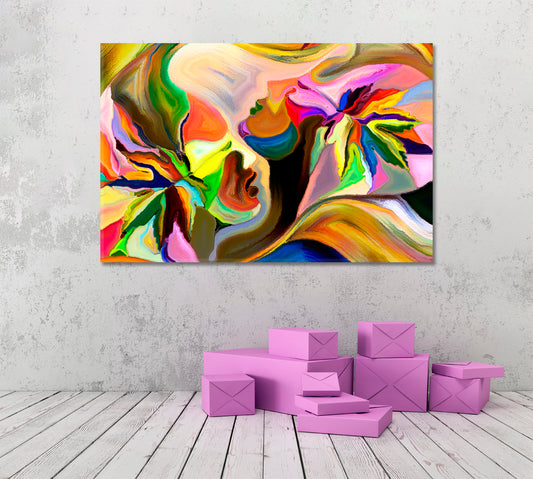 The Nature of Desire Abstract Art Print Artesty 1 panel 24" x 16"