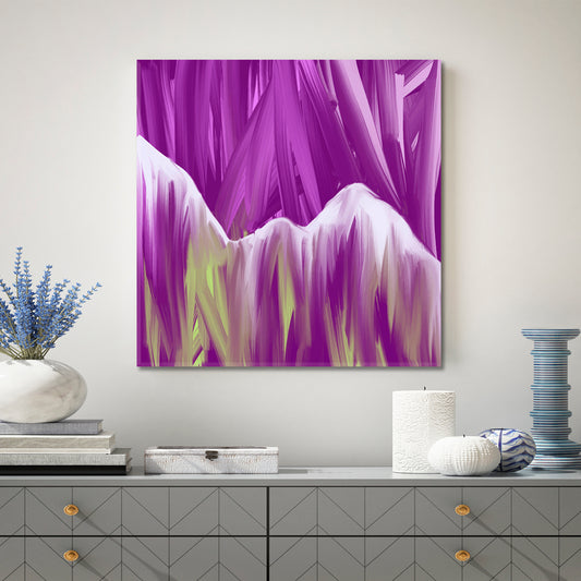 Purple Mountains Landscape Abstract Modern Art Abstract Art Print Artesty