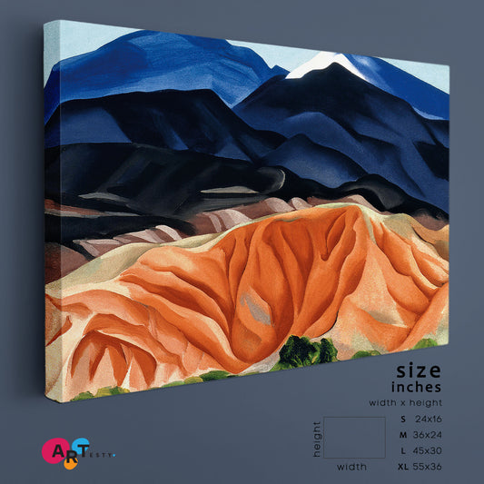 BEAUTY IN DETAILS Desert Landscape Shapes and Forms Abstract Art Print Artesty