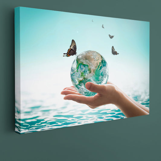 ENVIRONMENTAL PROTECTION Nature Wall Canvas Print Artesty 1 panel 24" x 16"