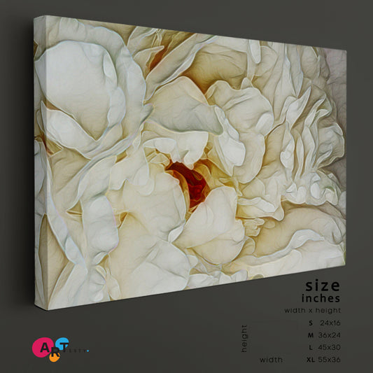 Soft Shades Coffee with Milk White Lavender Colors Pastel Color Palette Canvas Print Contemporary Art Artesty