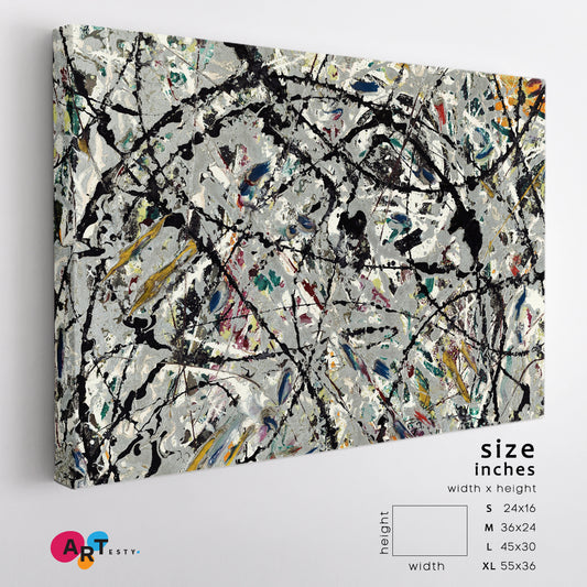 MODERN DRIP ART Jackson Pollock Motives Famous Splatter Artwork Contemporary Art Artesty