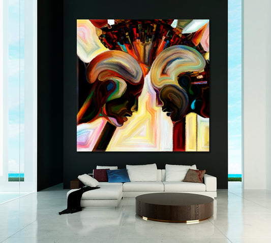 Impersonation Square Panel Consciousness Art Artesty