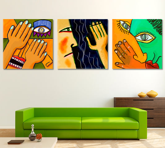 ABSTRACT EXPRESSIONISM Surreal Modern Abstraction Contemporary Art Artesty