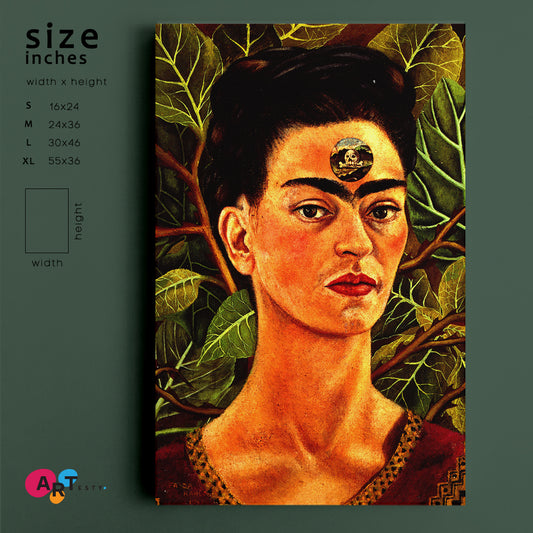 FRIDA KAHLO Greatest Artist Portrait Fine Art Artesty