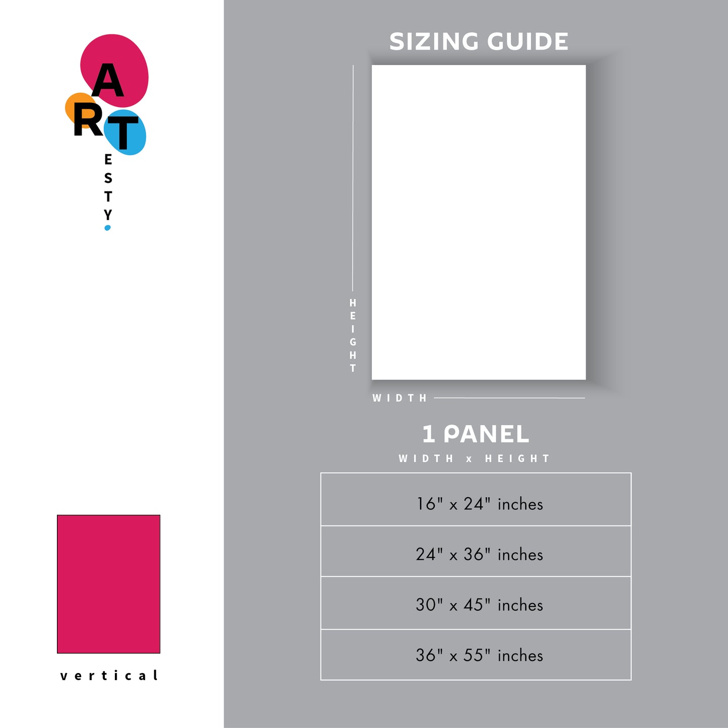 Extended Reality Art Vertical 1 panel Celestial Home Canvas Décor Artesty