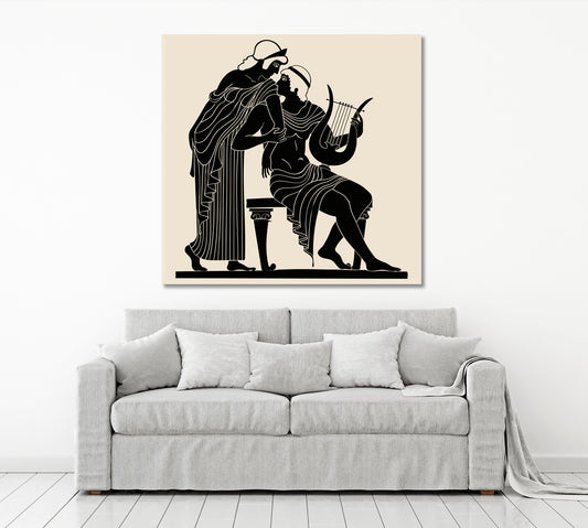Greek Gods Paris And Elena Mythological Artwork Religious Modern Art Artesty