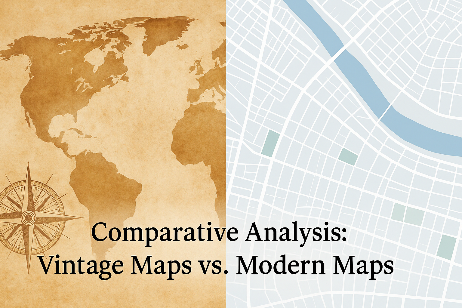 Moden Map Vintage vs. Modern Map Wall Art: How to Choose – Artesty.com
