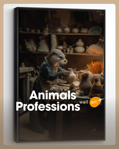 Animals Professions Wall Art
