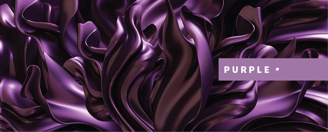 Purple Psychedelic Wall Art