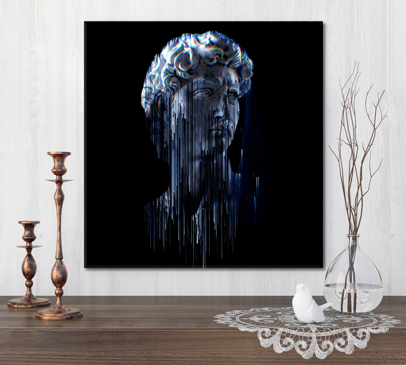 Head Bust Contemporary Style Contemporary Art Artesty   