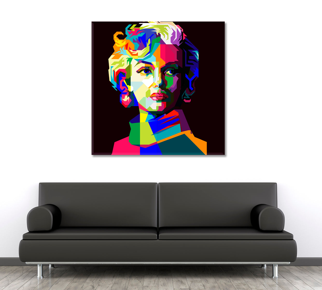 Iconic Marilyn Monroe Vivid Pop Art Celebs Canvas Print Artesty   