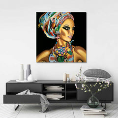 MISS NALA Beautiful Black Woman People Portrait Wall Hangings Artesty   