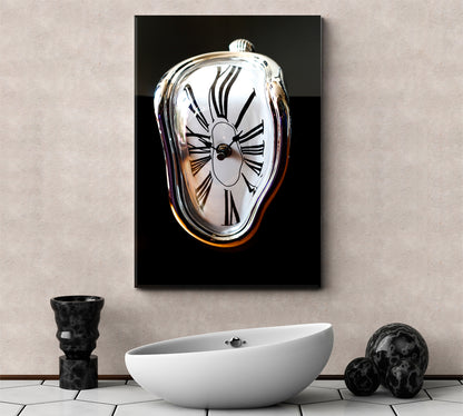 Melting Clock Surreal Fantasy Large Art Print Décor Artesty   