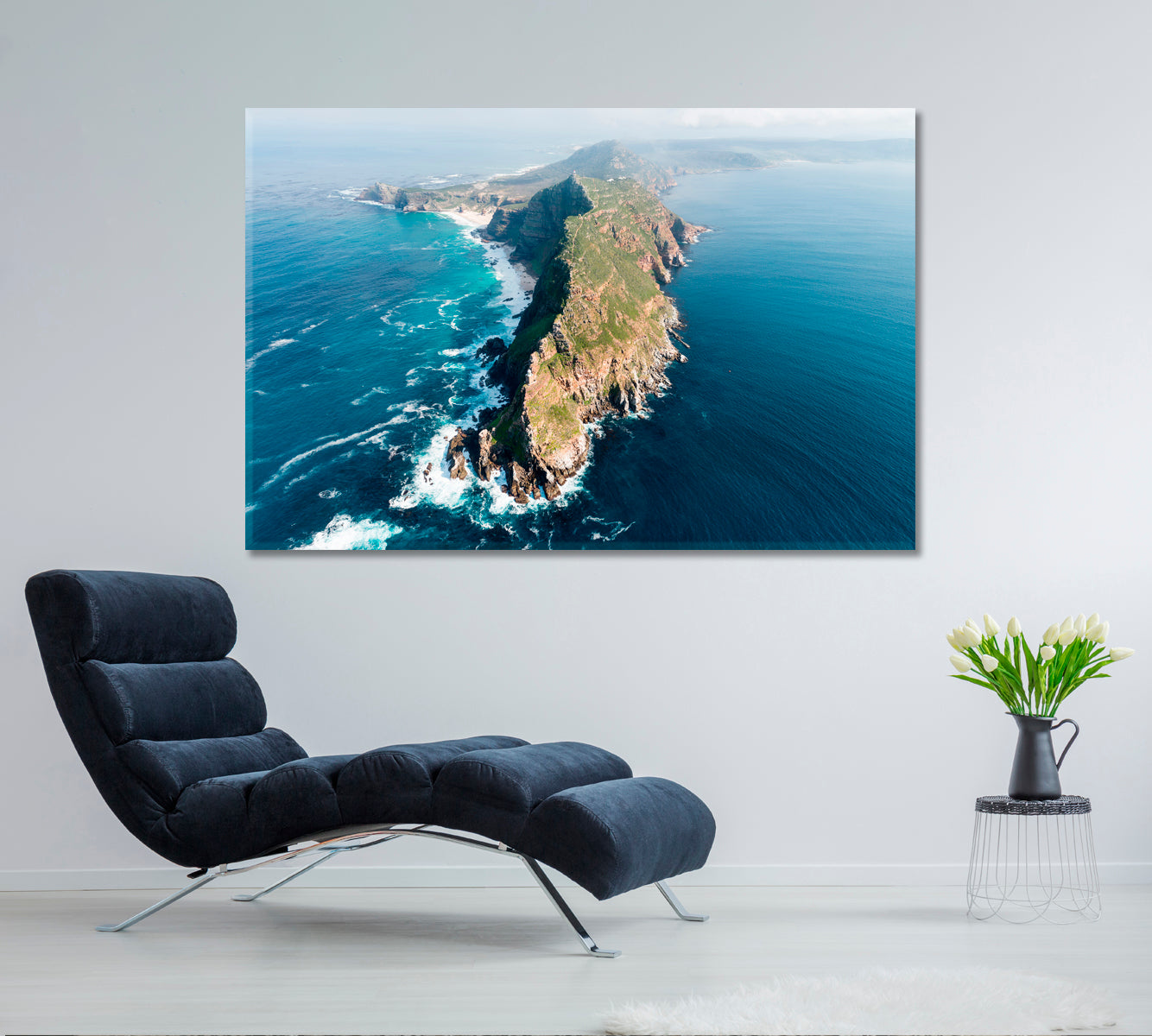 Where Two Oceans Meet in Cape Point South Africa Cities Wall Art Artesty 1 panel 24" x 16" 