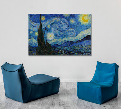 The Starry Night Vincent van Gogh Masterpieces Reproduction Contemporary Art Artesty   