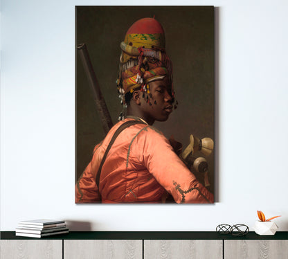 BASHI-BAZOUK Reckless Turks Soldier Jean-Leon Gerome Reproduction Black and White Wall Art Print Artesty   