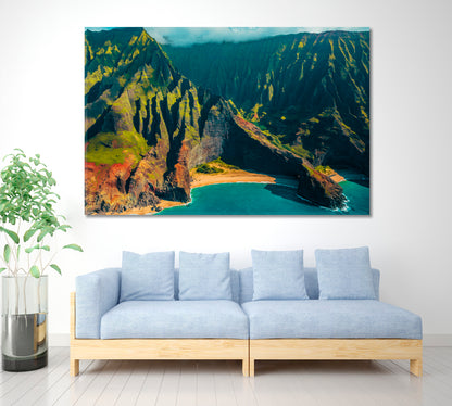 Hawaii Kauai Na Pali Coast Landscape Scenery Landscape Fine Art Print Artesty   